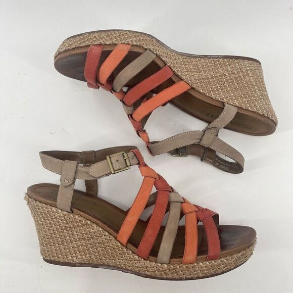 Cobb Hill by New Balance Womens Wedge Sandals 3.5" Heels Strappy Multicolor 10 - Picture 7 of 15